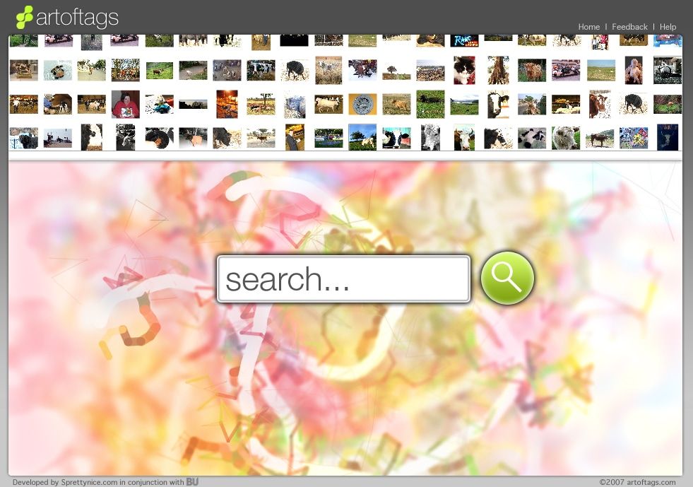 The Art of Tags art menu.