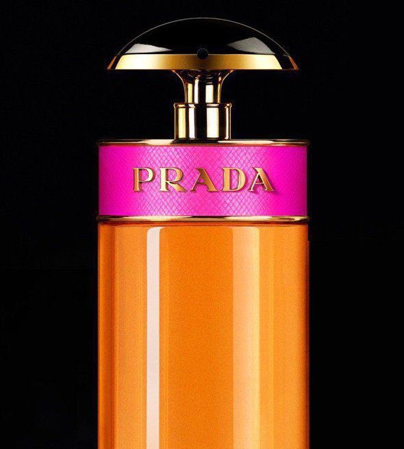 Bright illustrated characters from the Prada Candy interactive website.