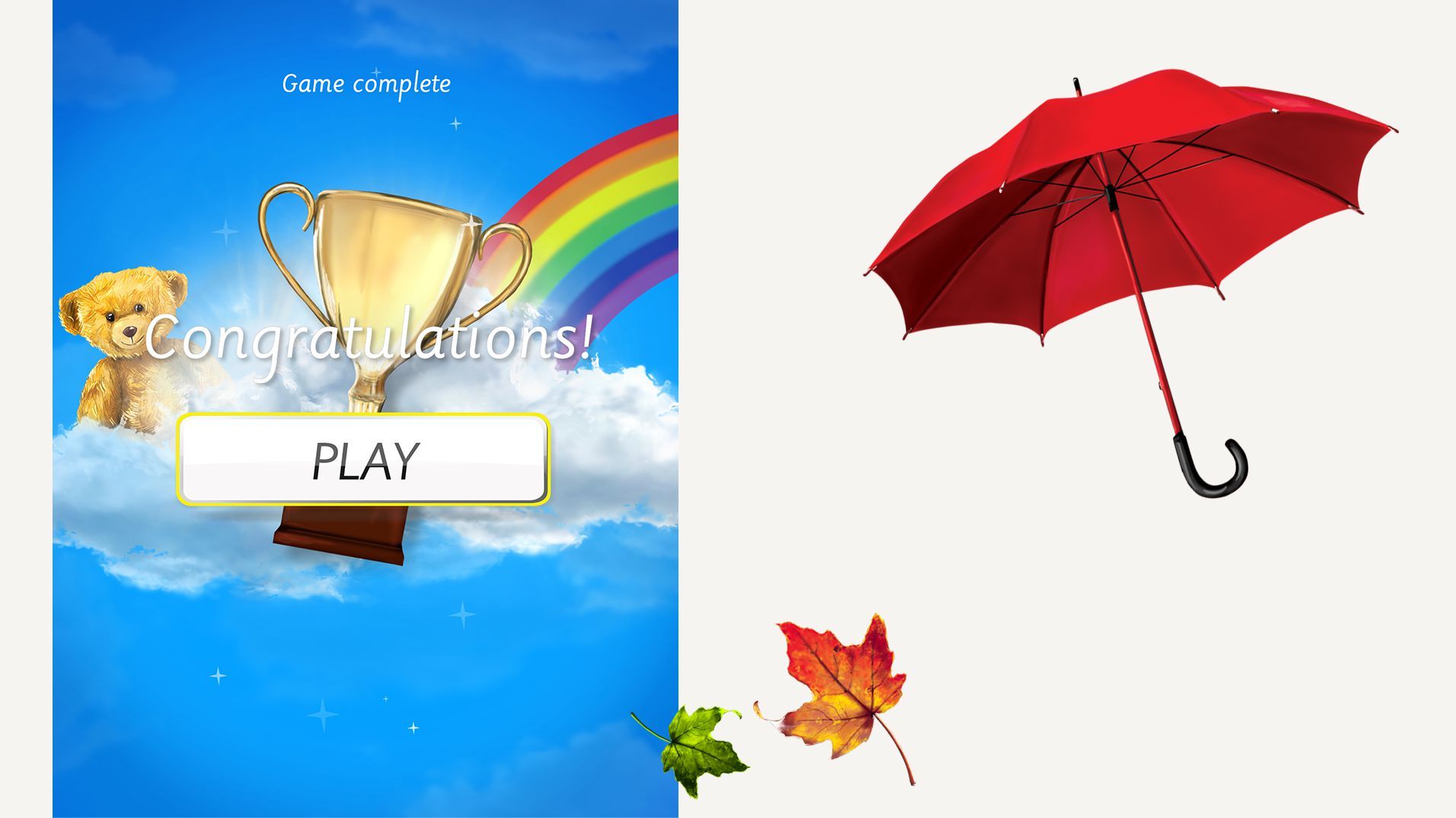 First Phonic Sounds app screen.